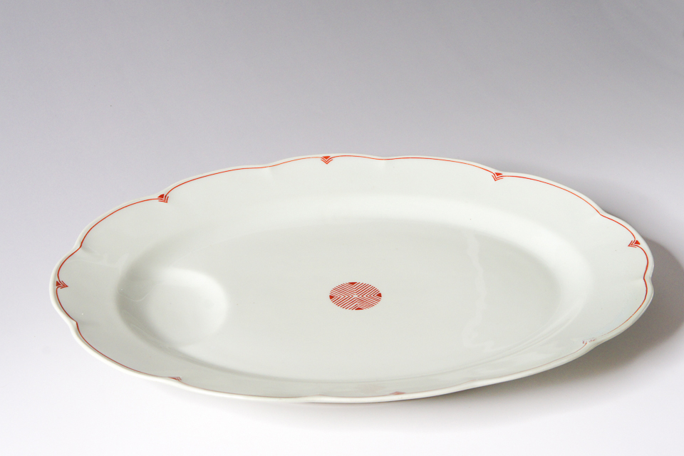 陶磁器「北京 Pekin 1928年 オーバルプレート【現品限り】」