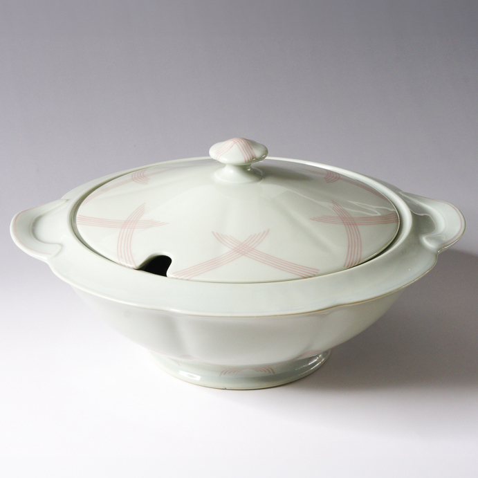 陶磁器「重ね色かご文様 Vannerie Ton sur Ton 1928年 チュリーン(大)【現品限り】」