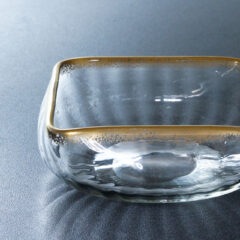 ドーム工房「振り金彩 角鉢 8客セット」《アンティックかとう》