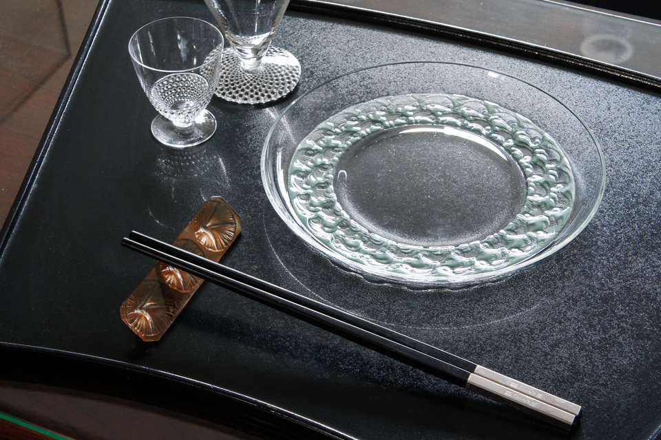 グラスウェア「ヒルガオ LISERONS ナイフレスト【1客のみ】」