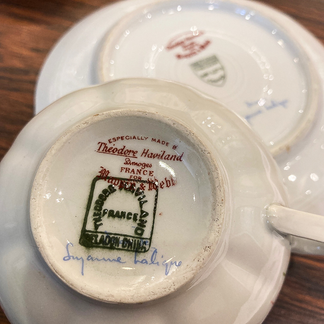 陶磁器「五月 Mai 1933年 ティーカップ&ソーサー 単品」