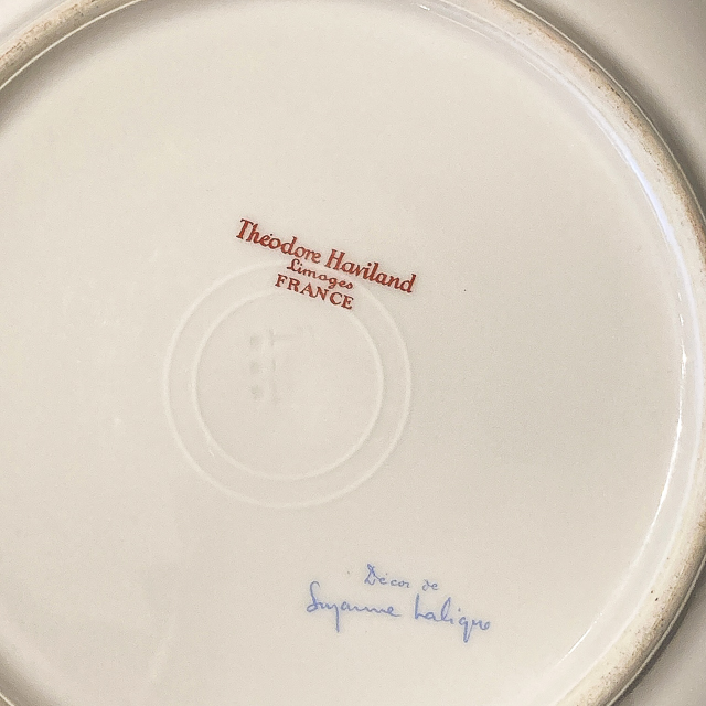 陶磁器「アヒル Canard 1929年 スーププレート 6枚セット」