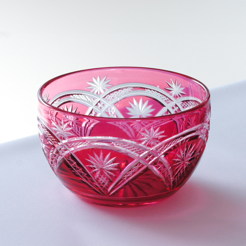 グラスウェア「切子硝子 3.5寸鉢【単品】」