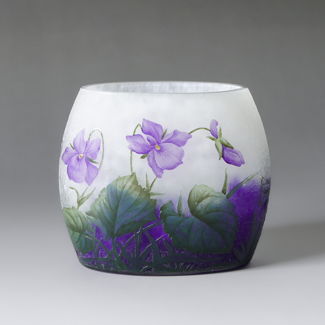 アールヌーヴォー「スミレ文花瓶」