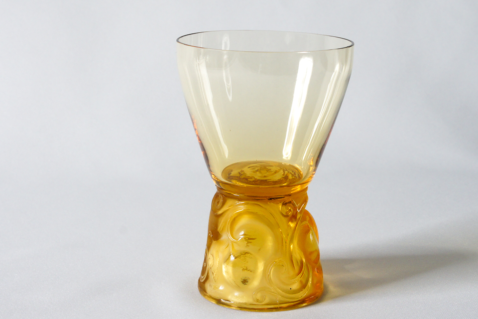 グラスウェア「マリエンタール MARIENTHAL ワイングラス(小) H 10.5㎝（アンバー色ガラス）」