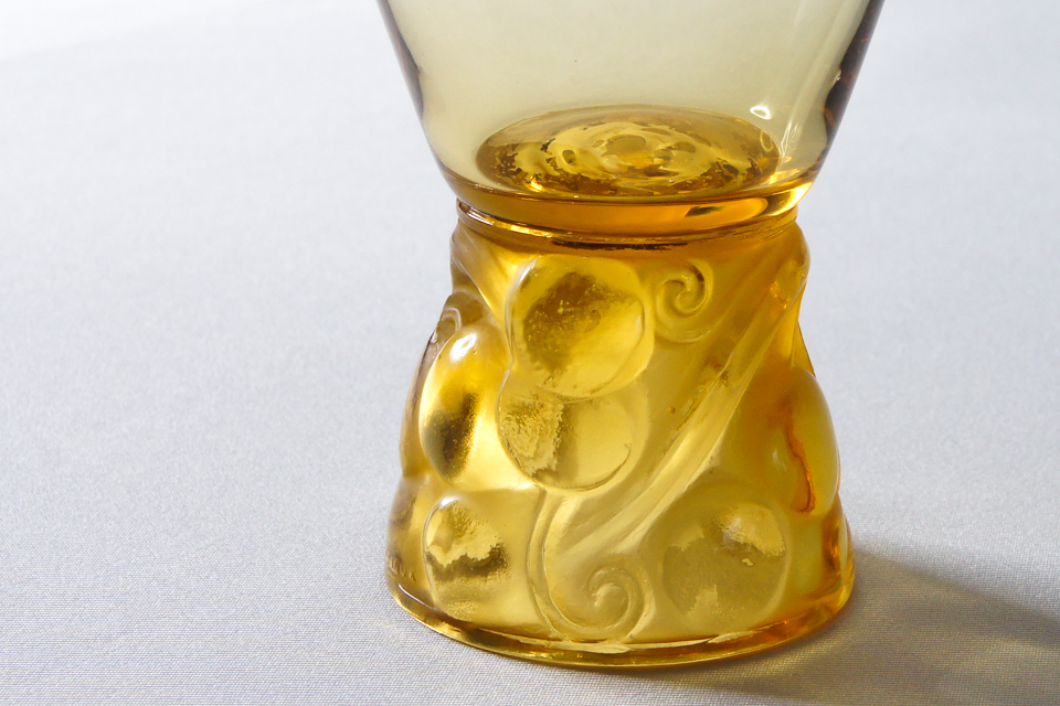 グラスウェア「マリエンタール MARIENTHAL ワイングラス(小) H 10.5㎝（アンバー色ガラス）」