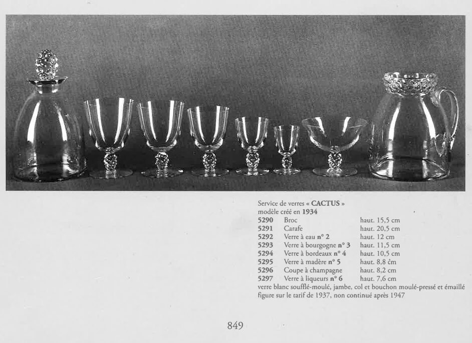 グラスウェア「カクタス CACTUS カラフ」