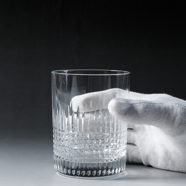 グラスウェア「ナンシー NANCY ロックグラス（大）H 9.7 ㎝」