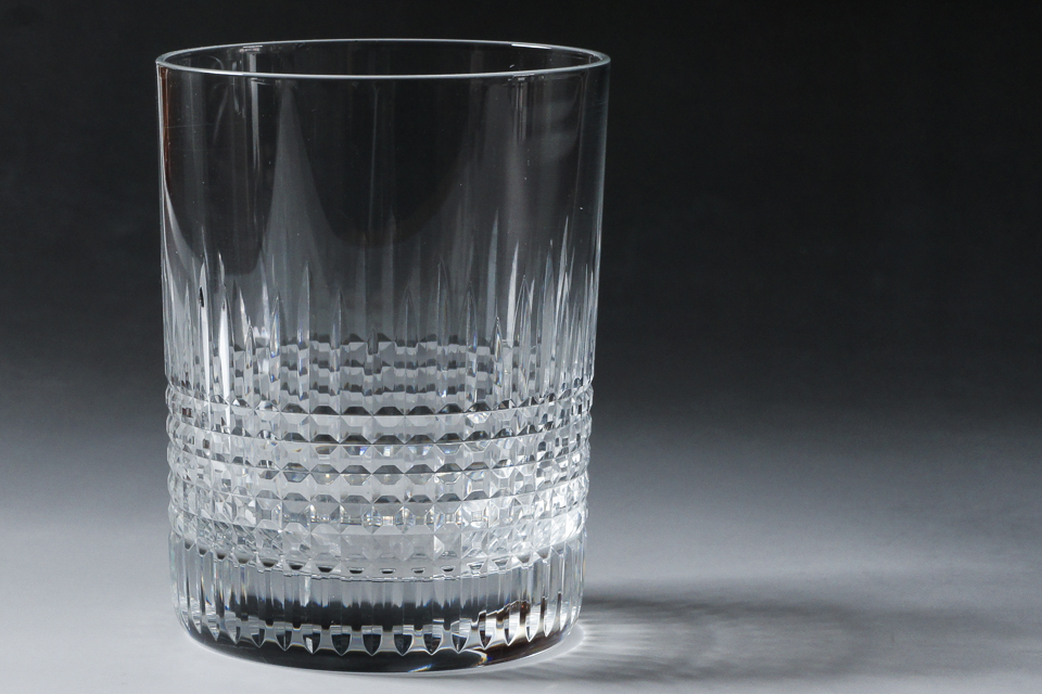 グラスウェア「ナンシー NANCY ロックグラス（大）H 9.7 ㎝」