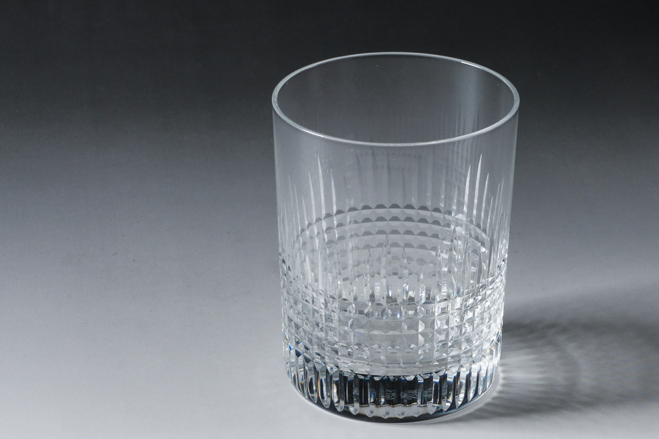 グラスウェア「ナンシー NANCY ロックグラス（大）H 9.7 ㎝」