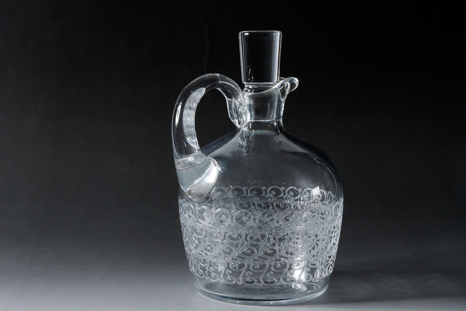 グラスウェア「【Rare】ローハン ROHAN カラフ（ハンドル付）」