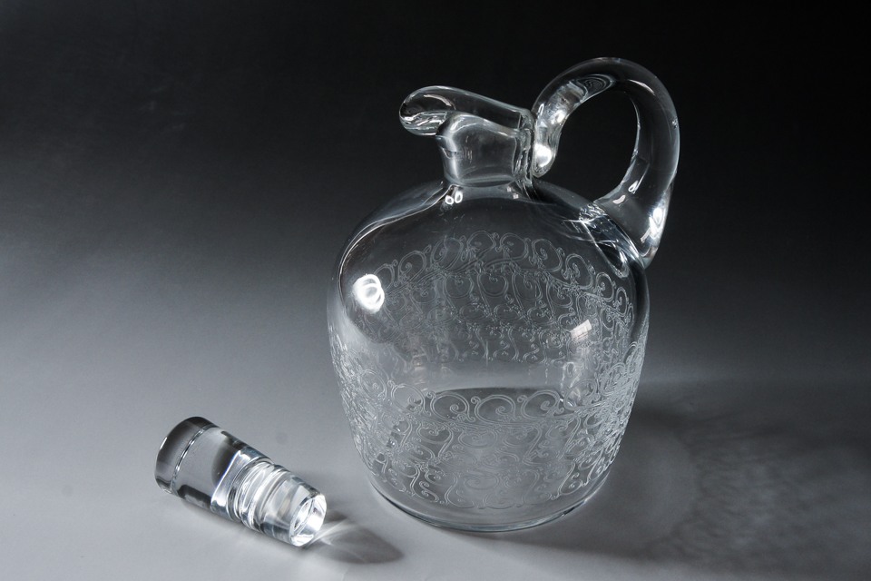 グラスウェア「【Rare】ローハン ROHAN カラフ（ハンドル付）」