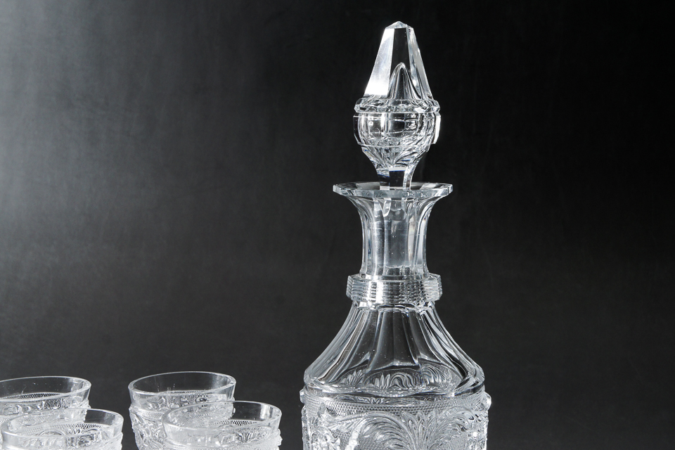 グラスウェア「アラベスク ARABESQUE リキュールセット」