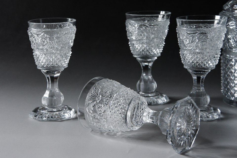 グラスウェア「アラベスク ARABESQUE リキュールセット」