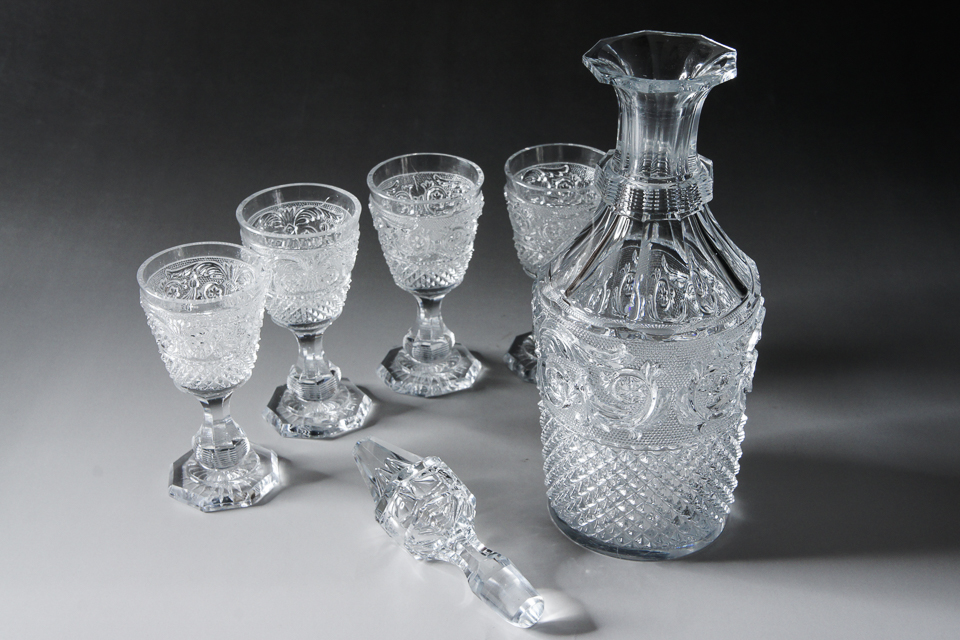 グラスウェア「アラベスク ARABESQUE リキュールセット」