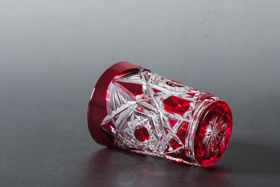 グラスウェア「ラニー LAGNY ショットグラス （Cranberry Color）」