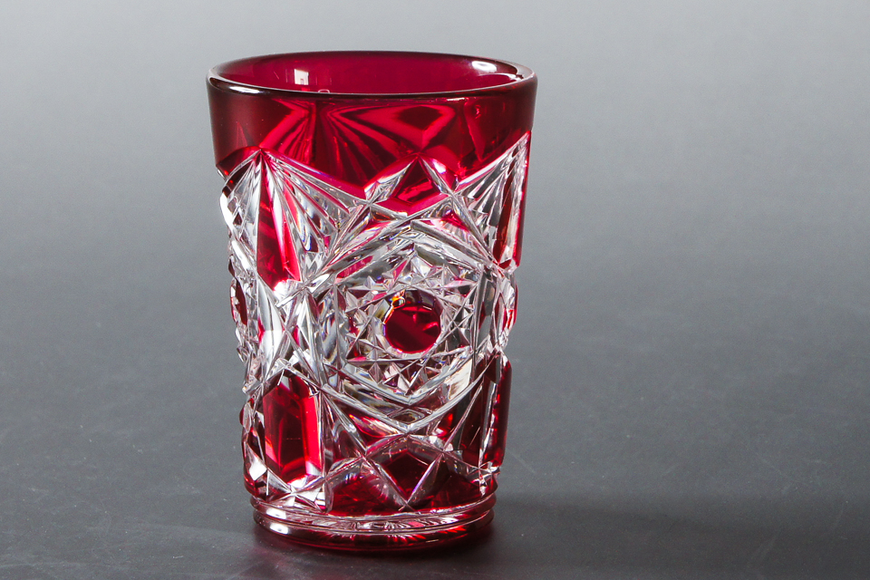 グラスウェア「ラニー LAGNY ショットグラス （Cranberry Color）」