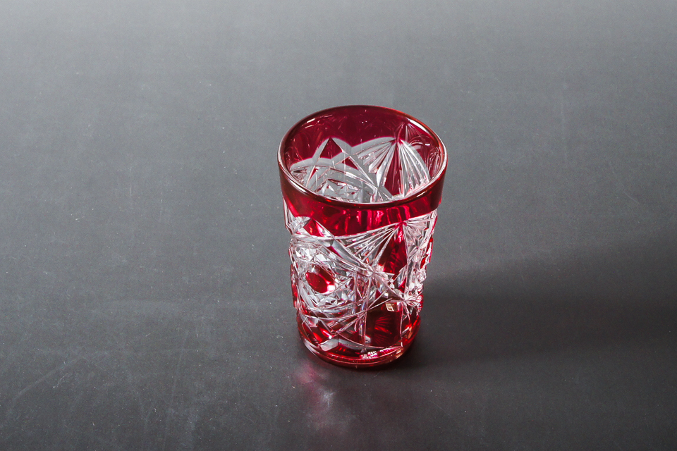 グラスウェア「ラニー LAGNY ショットグラス （Cranberry Color）」