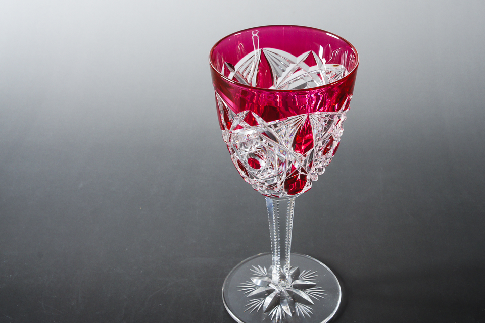 グラスウェア「ラニー LAGNY ウォーターグラス （Cranberry Color）」