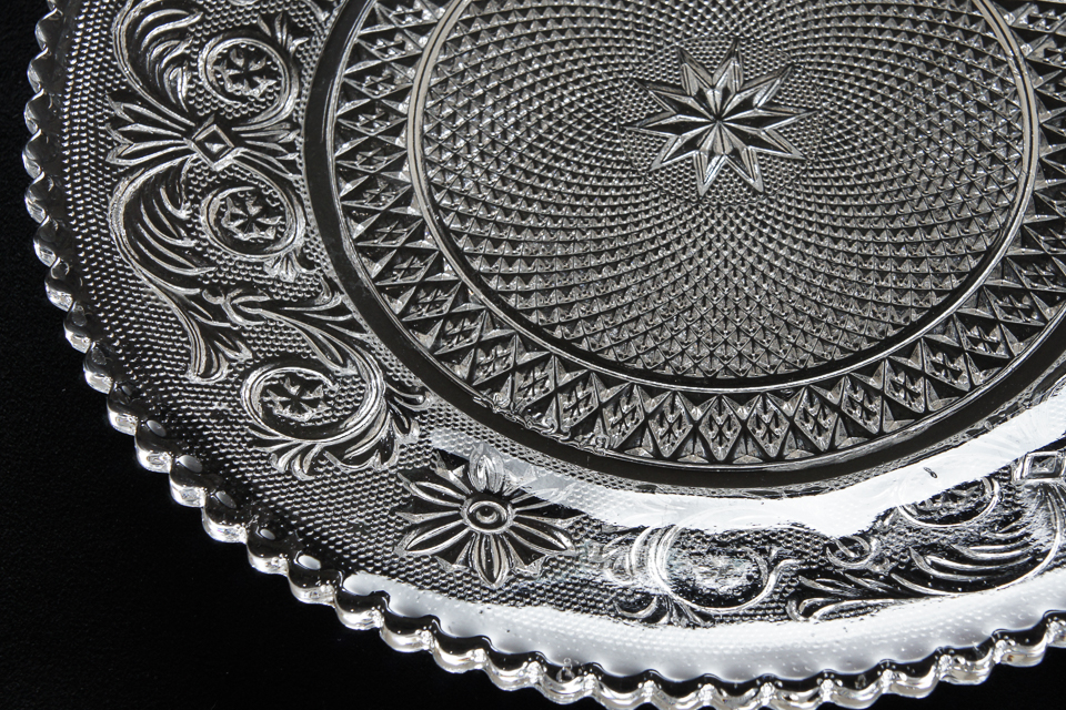 オールドバカラ「アラベスク ARABESQUE 皿 8枚セット W 19.8