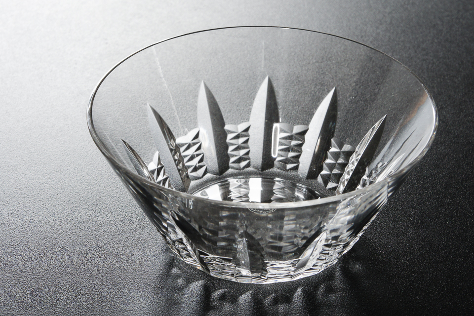 グラスウェア「ハンドカット装飾 4寸鉢 6客セット」