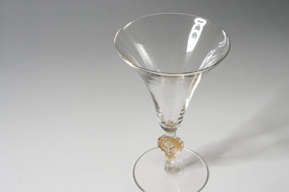 グラスウェア「バール BARR ウォーターグラス H 16.2 ㎝(セピアパチネ)」