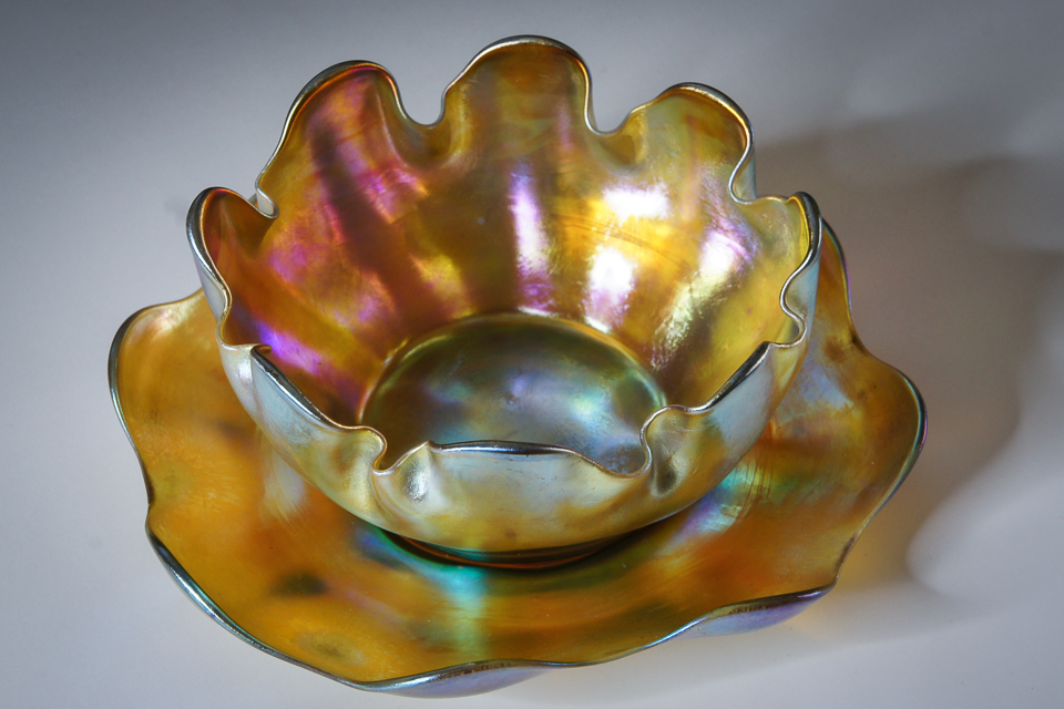 グラスウェア「Wave Rim Bowl & Soucer」