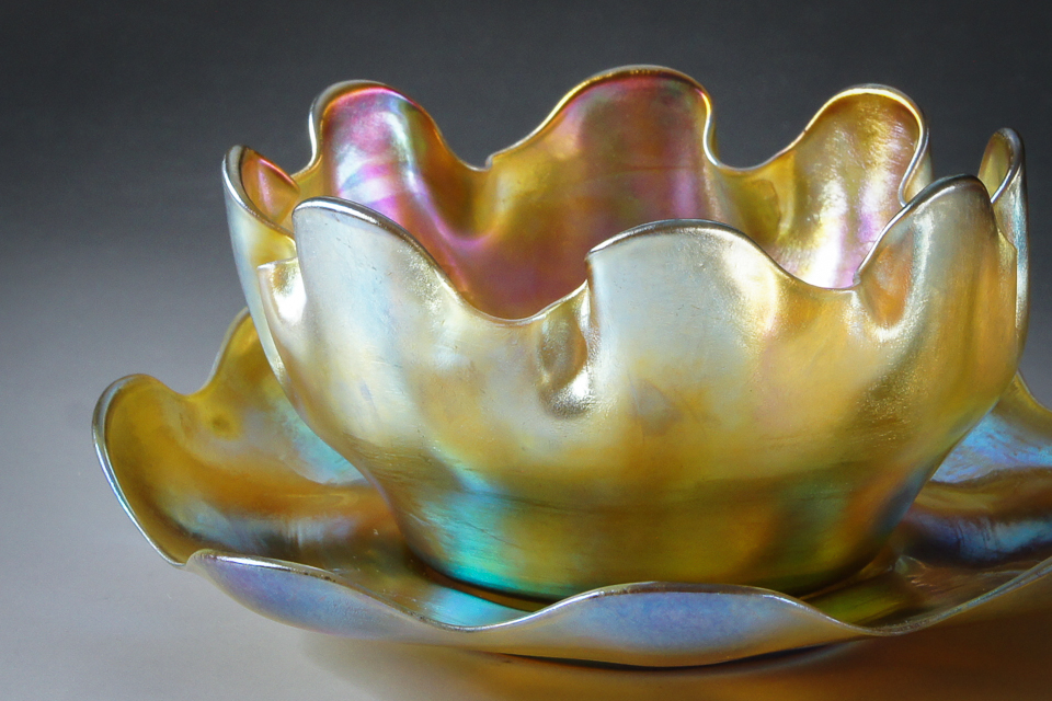グラスウェア「Wave Rim Bowl & Soucer」