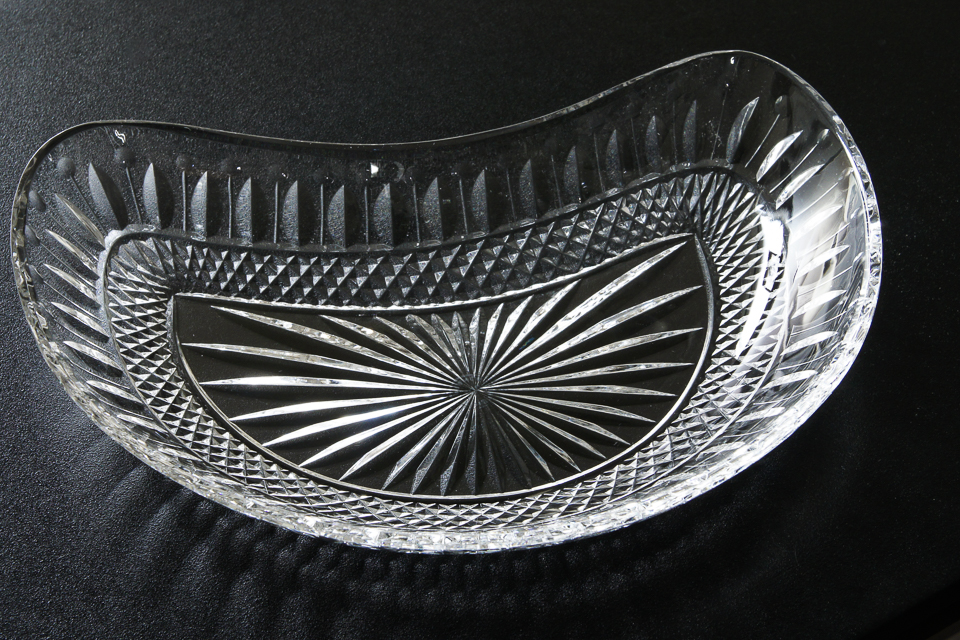 グラスウェア「トミー TOMMY クレセント皿 6枚セット(W 20.3 ㎝)」