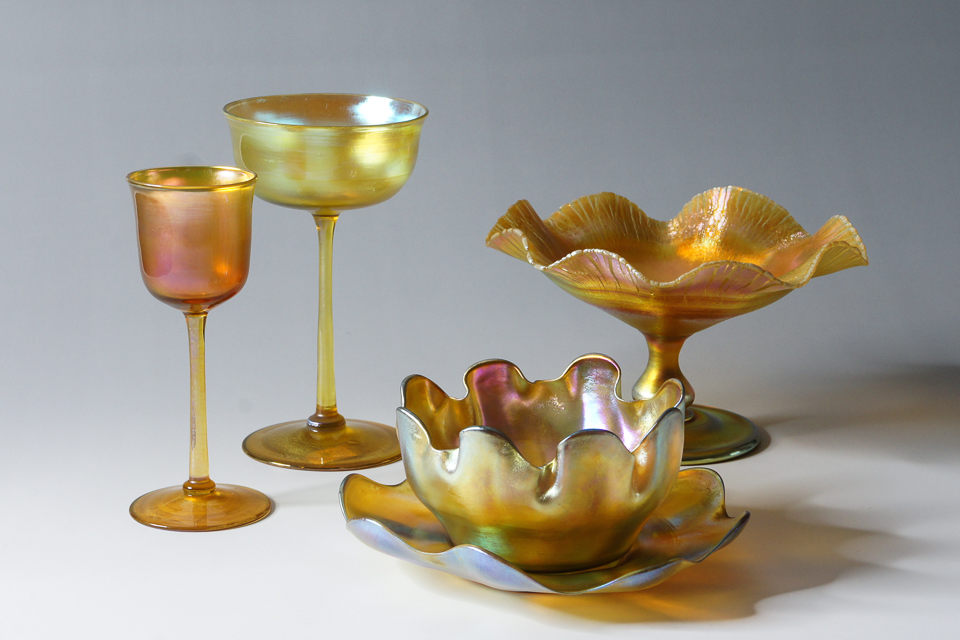 グラスウェア「Wave Rim Bowl & Soucer」