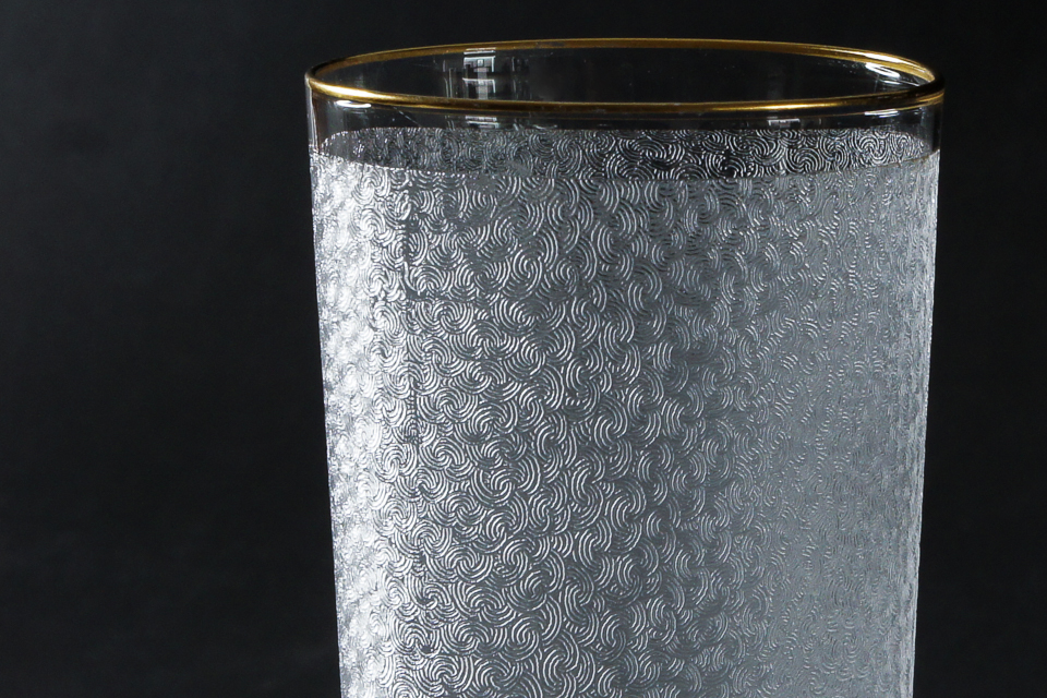 グラスウェア「エッチング装飾 タンブラー 6客セット」