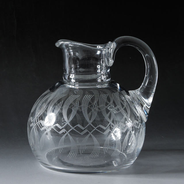 グラスウェア「アールデコパターン ピッチャー」
