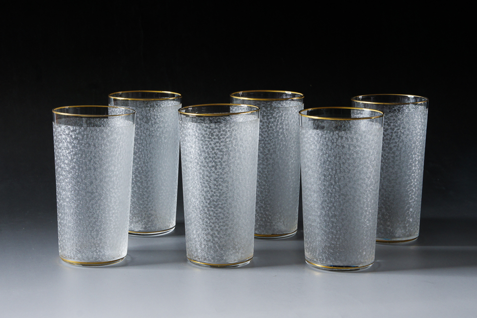 グラスウェア「エッチング装飾 タンブラー 6客セット」