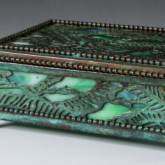 ルイス.C.ティファニー「Stained Glass Jewelry Box」《アンティック