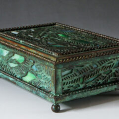 ルイス.C.ティファニー「Stained Glass Jewelry Box」《アンティック