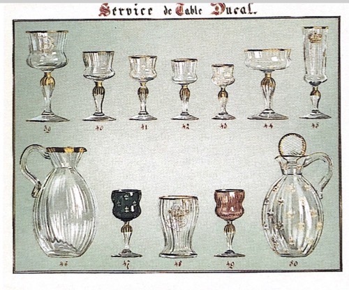グラスウェア「デュカル DUCAL 薊文 冷酒杯」