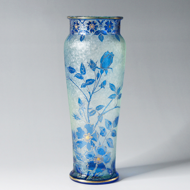 グラスウェア「野薔薇文花瓶」