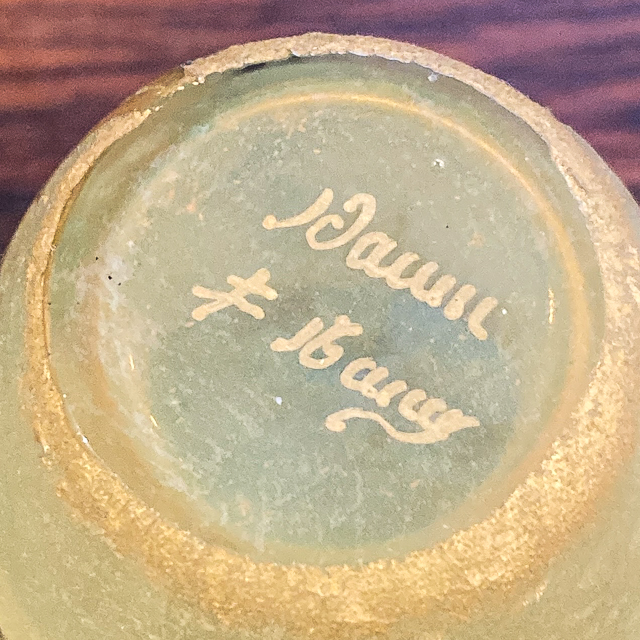 アールヌーヴォー「薊にロレーヌ十字酒杯(B)」